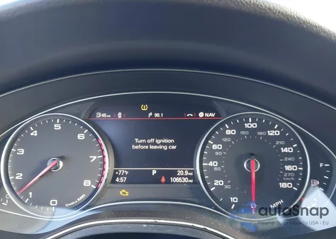 2014 Audi A6 3.0T Premium Plus from USA, damaged, VIN WAUHGAFC0EN026286